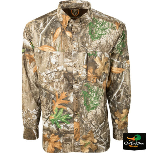 DRAKE NON-TYPICAL LONG SLEEVE MESH BACK FLYWEIGHT SHIRT WITH AGION ACTIVE XL - Picture 3 of 7