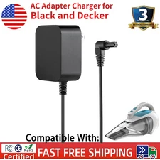 AC Adapter for Black and Decker HLVA320JS10 HLVA325J10 Handheld Vacuum PSU