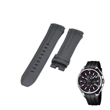 Chrono Bike F16882-6 20mm Black Rubber Strap For Festina