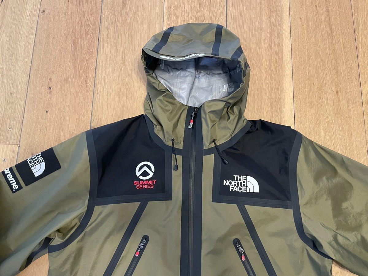 Supreme The North Face Summit Series Size Large Olive Black Seam
