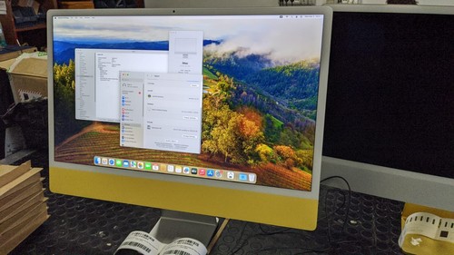 Apple iMac (2021) 24" M1 8 GPU 16GB/512GB SSD Yellow Giallo Silver *LEGGI BENE* - Foto 2 di 10