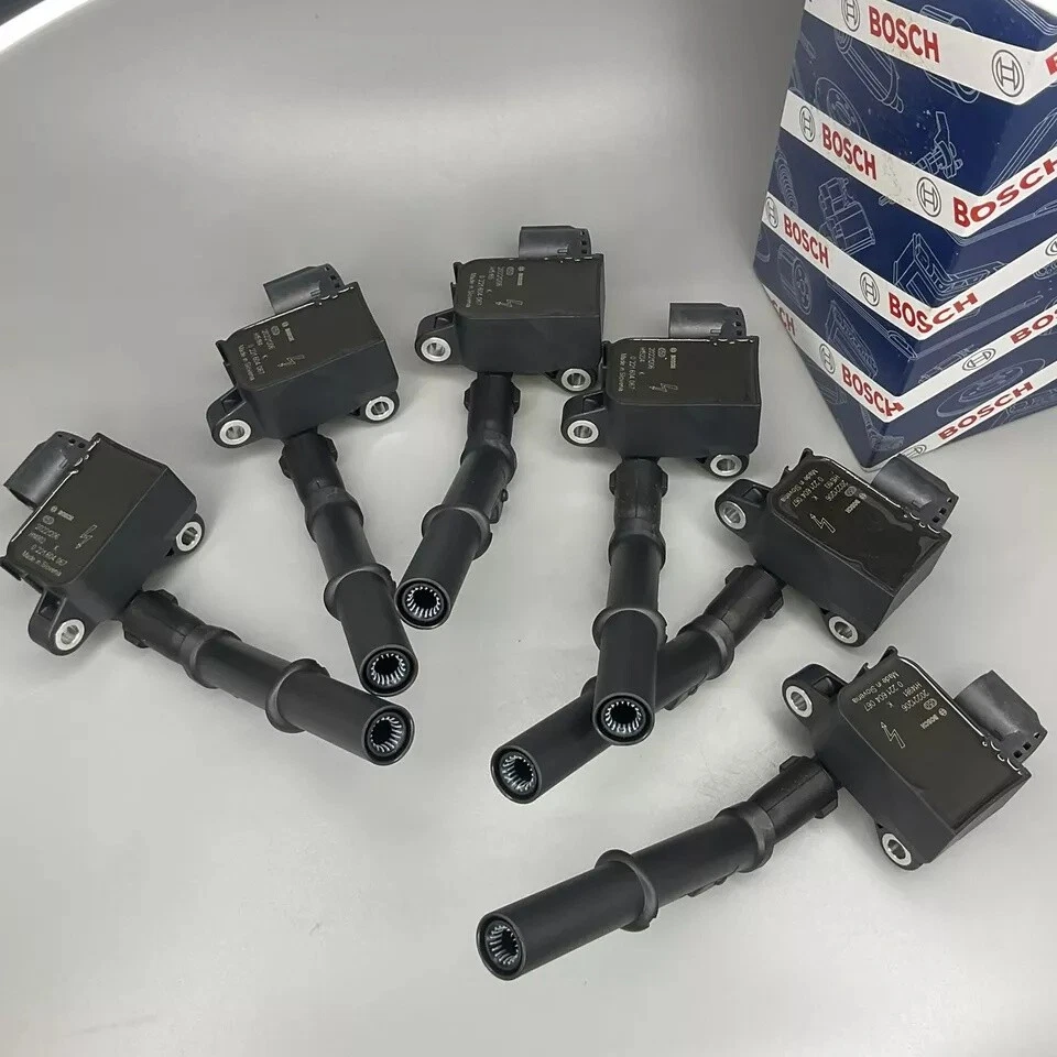 6Pcs Ignition Coil For Bosch Mercedes CLS350 E350 ML350 R350 3.5L 0221604034 NEW Foto 2 de 4