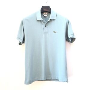 Vulgaridad Arado Generosidad LACOSTE Mens China Blue Pique Knit Cotton Short Sleeve Polo Shirt Size 3  Small | eBay