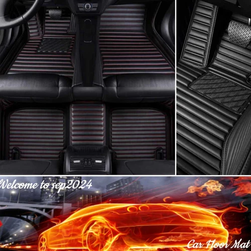For Hummer Car Floor Mats Custom Carpets Waterproof Handmade Auto Smooth Stripes - Bild 22 von 32