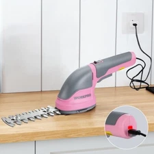 WORKPRO Cordless Grass Shear Shrubbery Trimmer 2-IN-1 Hedge Shears/Grass Cutters