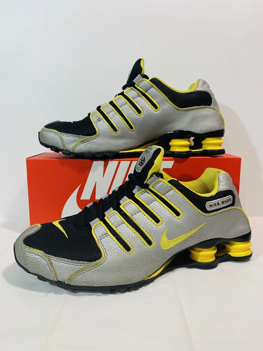 Nike ID Shox Mizzou Missouri Tigers Shoes Size 8W Rare HTF Black Yellow