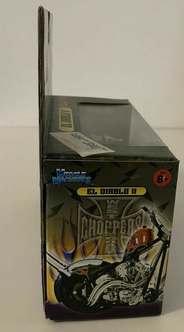WEST COAST CHOPPERS JESSE JAMES EL DIABLO II 1/18 1:18 BIKE