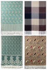 Soft Cozy Delicately Designed Women's Fashion Pashmina Shawl Wrap