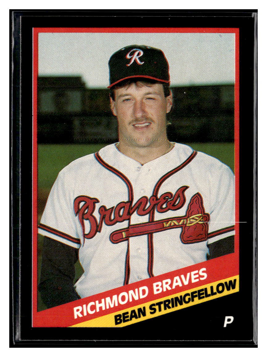 Bean Stringfellow 1988 CMC Richmond Braves #4  Atlanta Braves