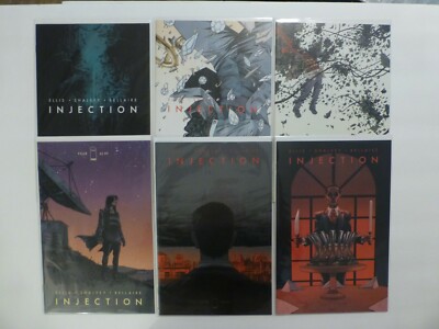 Image Comics Injection # 1, 2, 3, 4, 5, 6 Ellis Shalvey Bellaire Comic Book