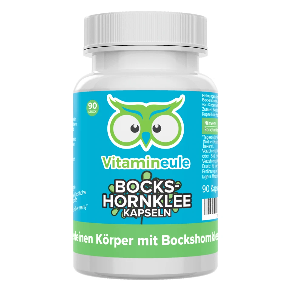 Bockshornklee Kapseln mit 500 mg 4:1 Extrakt - vegan - Vitamineule