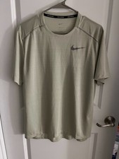Nike Dri-Fit Miler Running Shirt Yellow Fusion Reflect Men's Sizes AJ7565-371