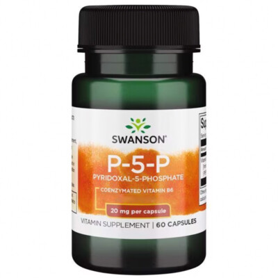 Swanson, P-5-P Pyridoxal-5-Phosphate, 20mg, 60 Kapseln - Blitzversand