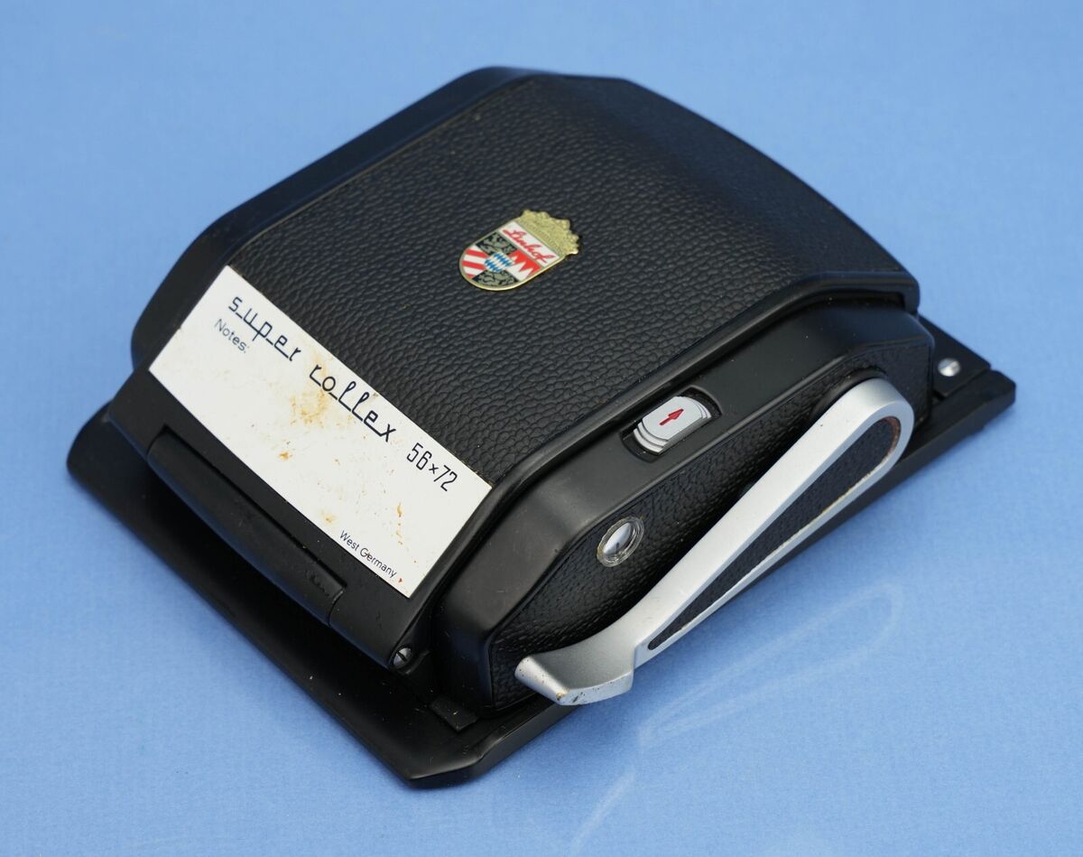 LINHOF TECHNIKA 4x5 45 SUPER ROLLEX 6x7 56x72 ROLL FILM BACK LINHOF TECHNIKA 4x5 45 SUPER ROLLEX 6x7 56x72 ROLL FILM BACK