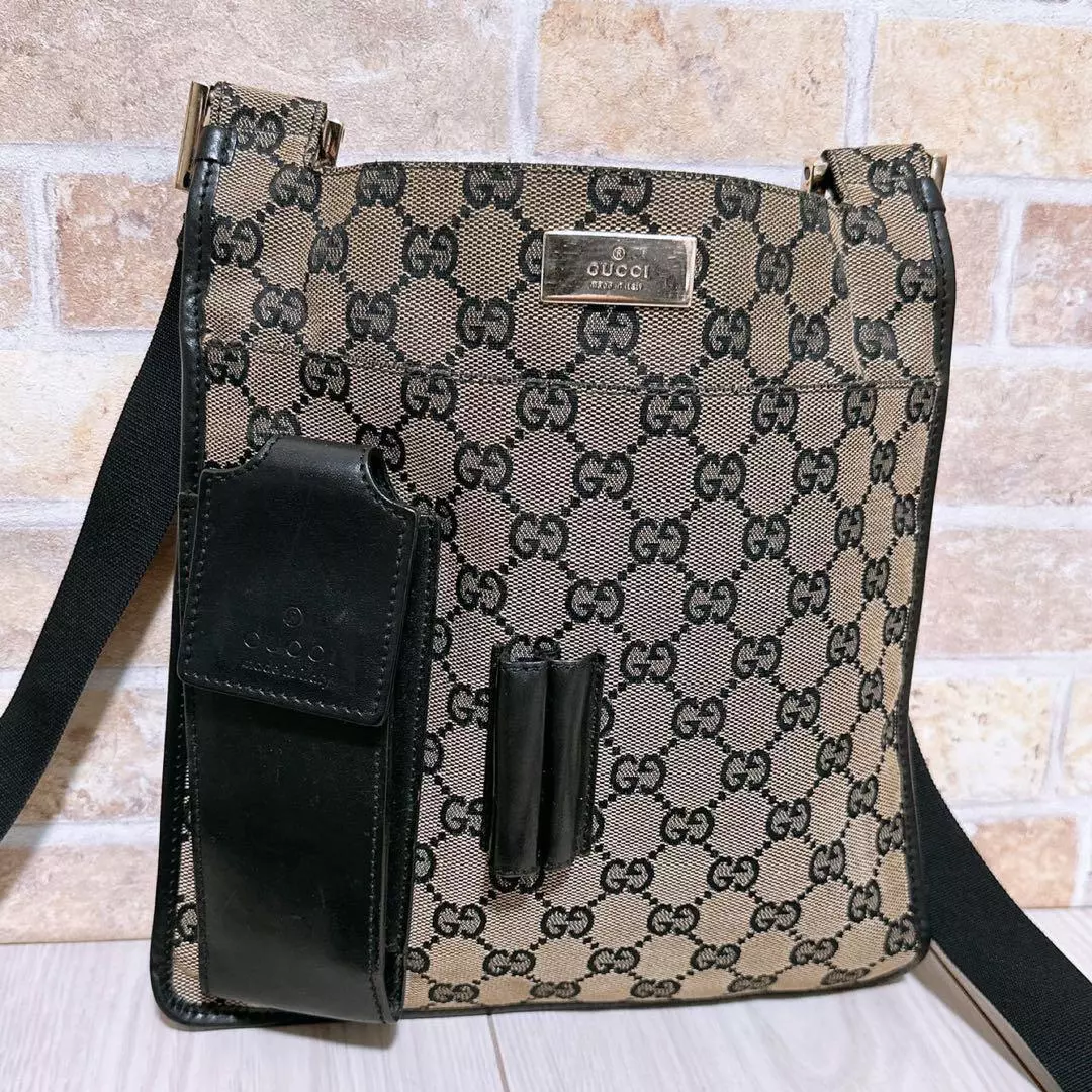 Sac à bandoulière en toile GUCCI GG du Japon