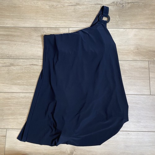Traje de baño Magicsuit NEGRO sólido Amal un hombro copa suave una pieza, EE. UU. 8 - Imagen 9 de 18