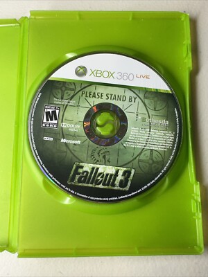 Fallout 3 - Disc Only (XBOX 360, 2009)