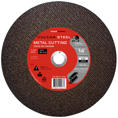 14 Inch Cut Off Wheel - Precision Smooth Cutting - Abrasive Chop Saw Blades