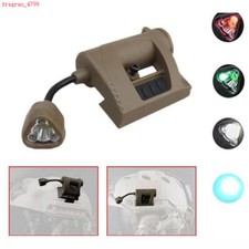 Outdoor Tactical Helmet Headlamps Three Colors Led Helmet Light with Rail Base