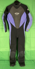 Seaquest Neoprene Wetsuit Womans Size 11-12 X Flex 3.2 MM Purple Black EUC