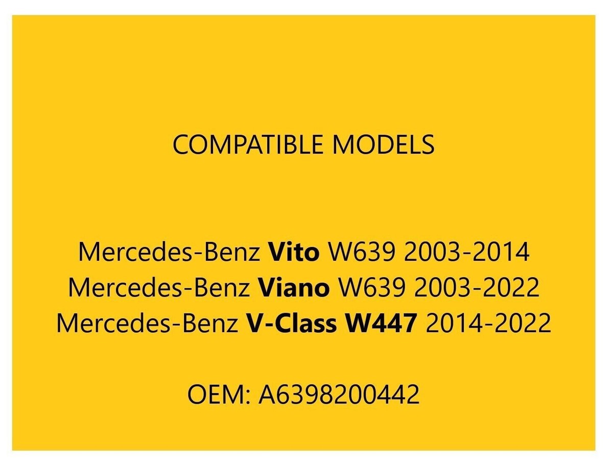 Guide Rail Electric Sliding Door Repair Set Mercedes Vito Viano