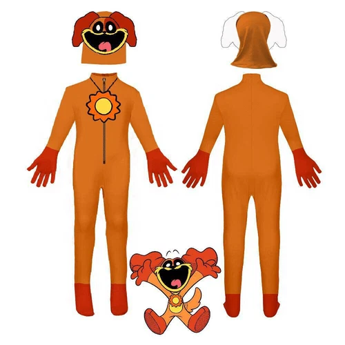 Poppy Playtime Chapter 3 Festival Costume Jumpsuit Fancy Dress Kids Boys Girl UK - Picture 11 of 29