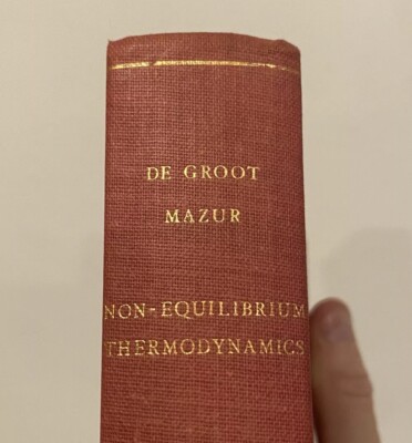 Non-Equilibrium Thermodynamics De Groot & Mazur HC Pencil Marks