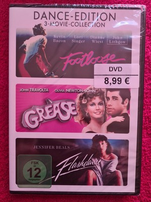 Dance-Edition (DVD) Footloose / Grease / Flashdance  DVD  Neu