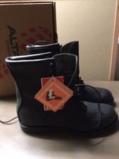 Altama #70519 Black Leather Safety Toe Work Boots New In Box 9700 Size 12.0R