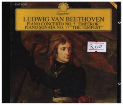 CD Beethoven Piano Concerto No. 5 / Piano Sonata No. 17 Emperor