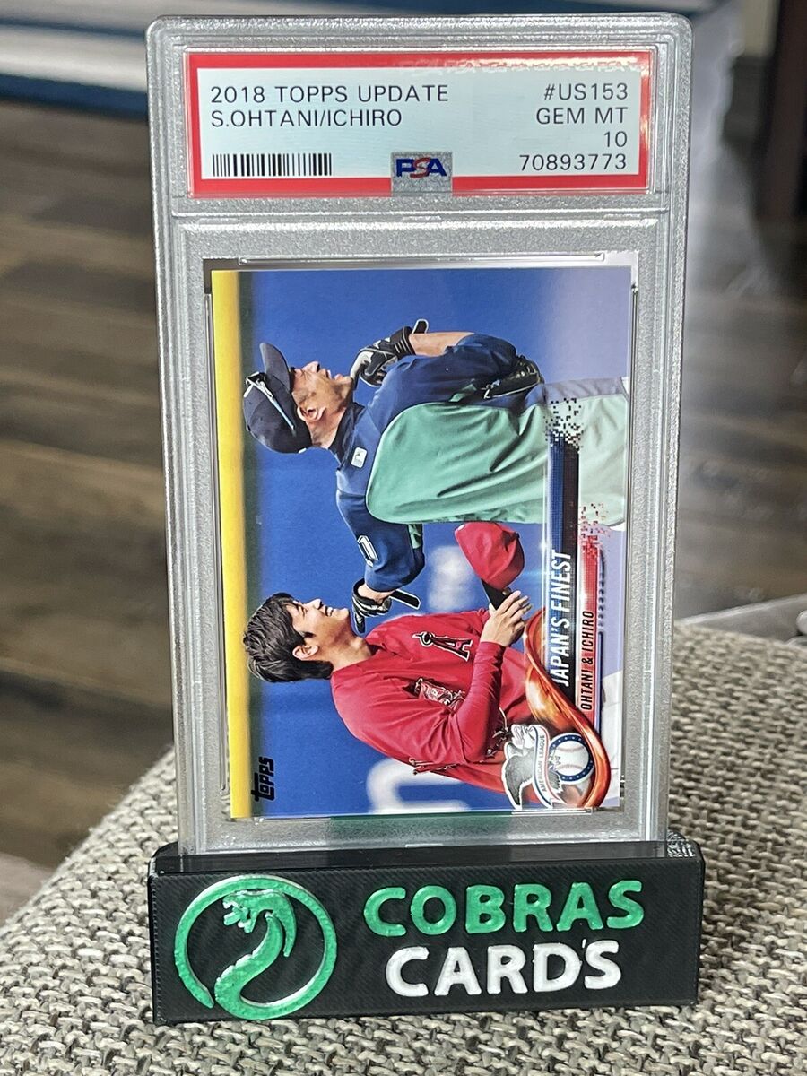 2018 Topps Update Shohei Ohtani RC Ichiro PSA 10 Gem Mint 2018 Topps Update Shohei Ohtani RC Ichiro PSA 10 Gem Mint