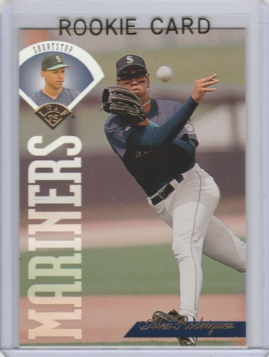 ALEX RODRIGUEZ Leaf AROD ROOKIE CARD Seattle Mariners Baseball RC