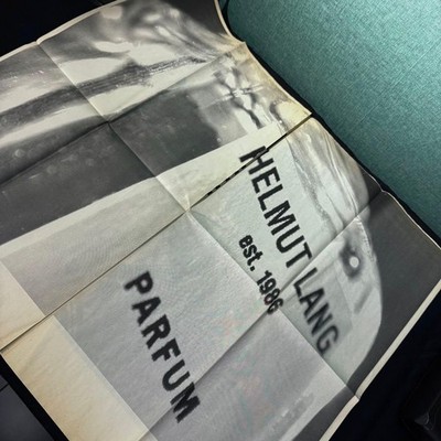 Helmut Lang Jenny Holzer 2000 Art Newspaper Poster Fragrance