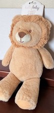 Kellybaby Lion Plush 12  Soft Stuffed Animal Light Beige Rattle NWT Kellytoy