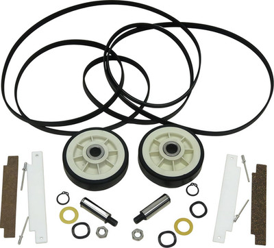 For Maytag Dryer Maintenance Kit Belt Rollers Drum Support (Full Fit Models )