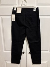 Women's A New Day High-Rise Skinny Ankle Pants Black Size 4 NWT Trousers