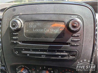 Vauxhall Vivaro Radio CD Player Head Unit 2016 Van 4/5dr B (X82) (14-24) Diesel