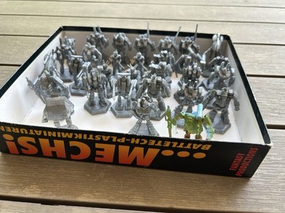 Battletech MECHS! Plastikminiaturen Figuren Konvolut 90er Jahre