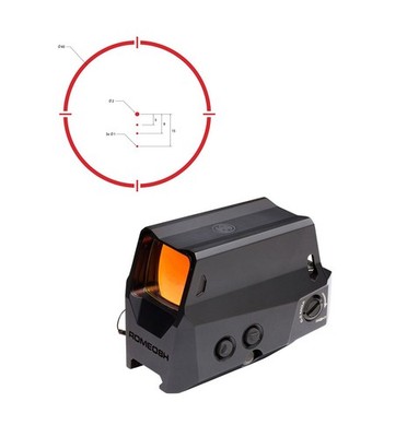 Sig Sauer Romeo8H Reflex Optic Red BDC 1X38mm 68MOA & 2MOA SOR81001