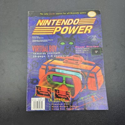 Nintendo Power Magazine Vol 75 August 1995 Virtual Boy 3D Exclusive Yoshi's