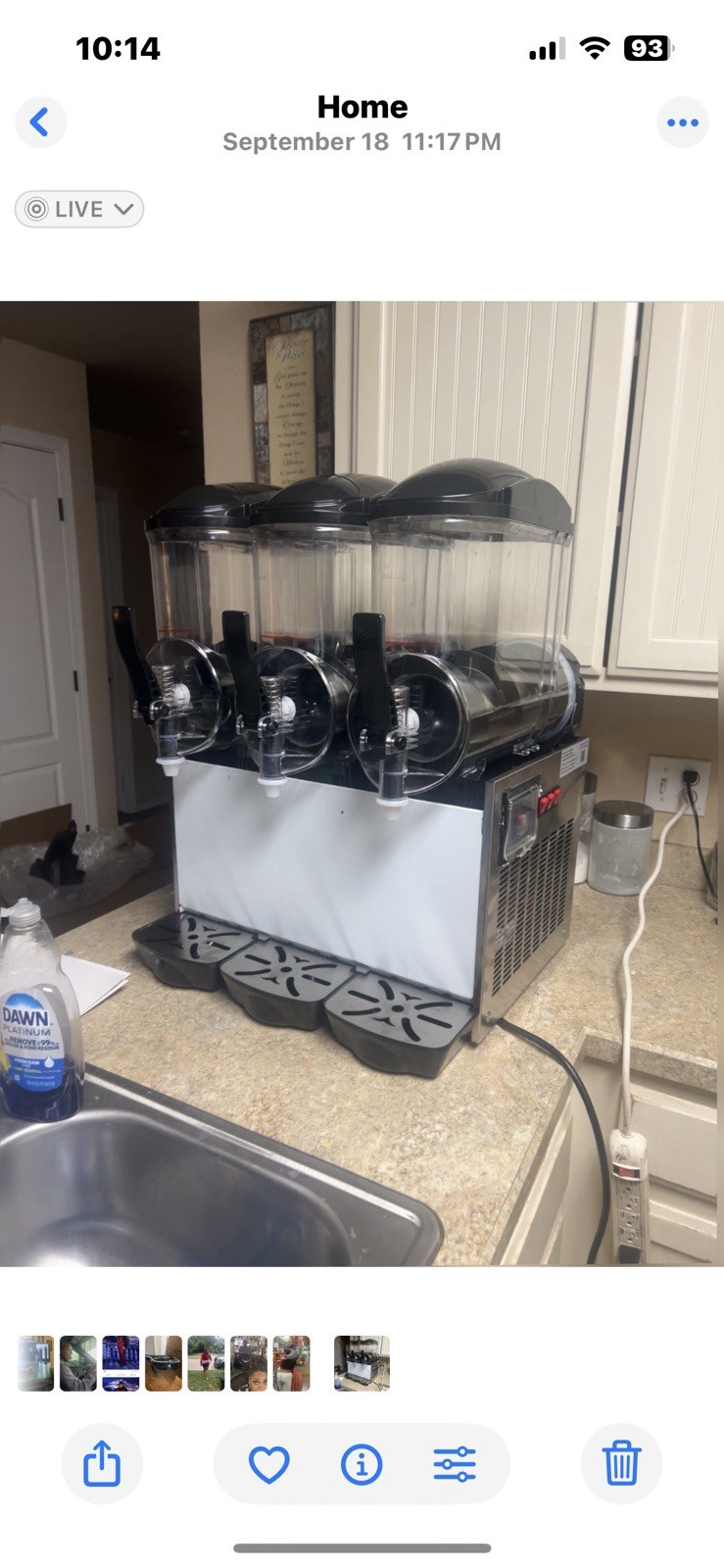 Commercial Frozen Drink Machine Frosty Factory 217A Less Than 2 Years Old