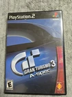 Gran Turismo 3 A-Spec PS2 Sony PlayStation 2 CIB Complete In Box Black Label