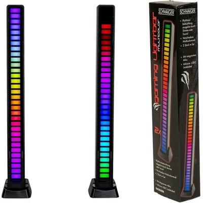 2x LED Lightbar Hintergrundbeleuchtung RGB Gaming TV Lampe Ambiente Licht Lampe