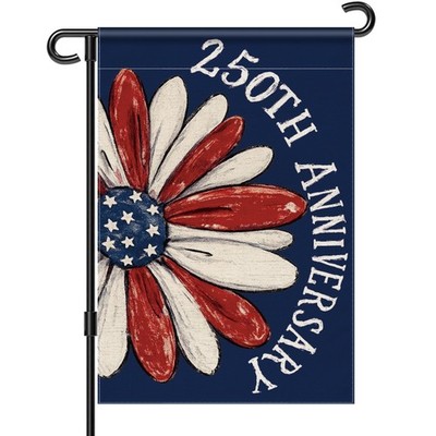 250th Anniversary America Garden Flag, 250 USA 12x18 Inch, 05
