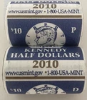 2010 P & D Kennedy Half Dollar Rolls! Sealed US Mint wrapped!