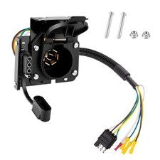 Universal 4-Way Flat to 7-Way RV Blade Adapter Kit, 7 Pin Trailer Light