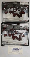 ANGLER'S CHOICE SALT INFUSED 4" MINR 2.O SOFT BAIT 130 WHITE ICE MIN-WICE