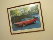 1970 dodge charger  rt   11x17    by car graphics