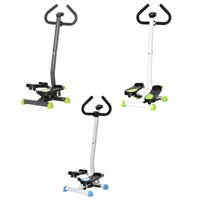 Stepper Fitness Swing Stepper mit LCD-Schirm bis 100 kg 55 x 44 x 108 cm
