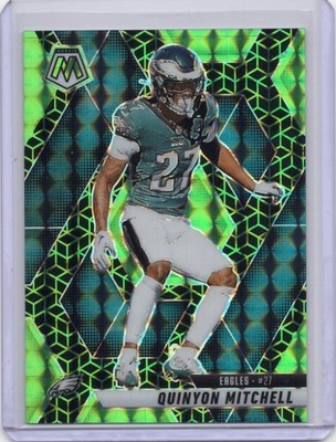 2025 Mosaic Quinyon Mitchell Green Spectris FOTL #02/13 Eagles